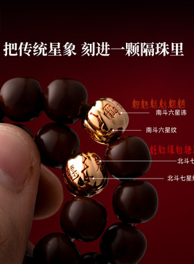 琢匠镀金星斗南瓜珠S925银饰配件