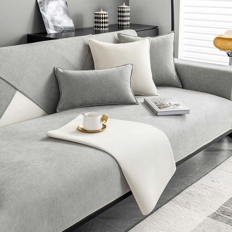 雪尼尔沙发垫四季通用北欧防滑坐垫套靠背巾盖布套罩高级感简约,淘宝优惠券,粉丝福利购,淘宝优惠卷