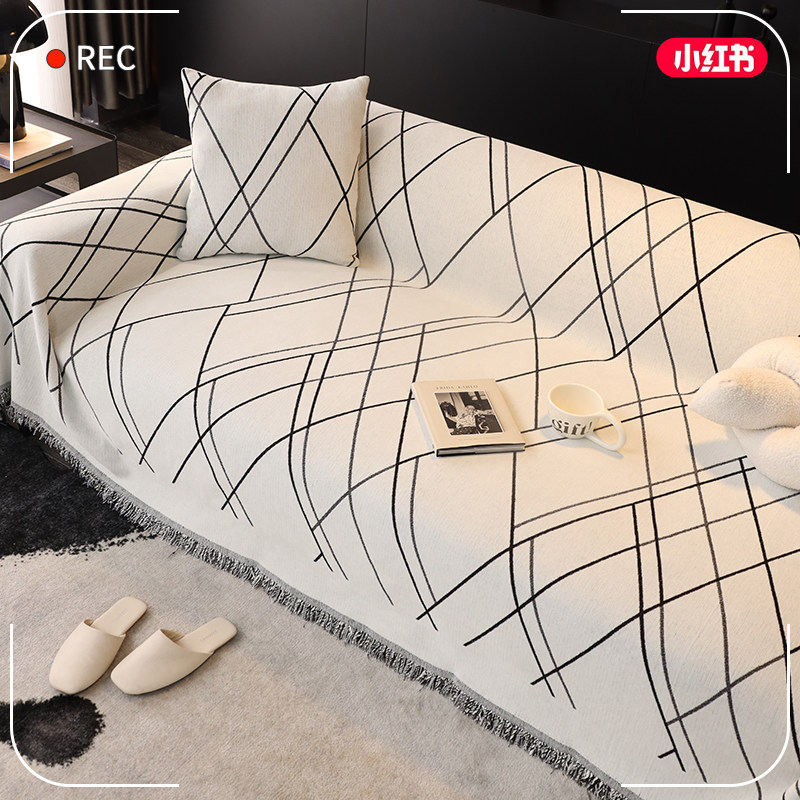 雪尼尔沙发盖布巾沙发坐垫子四季通用沙发套罩防猫抓全盖防滑座垫,淘宝优惠券,粉丝福利购,淘宝优惠卷