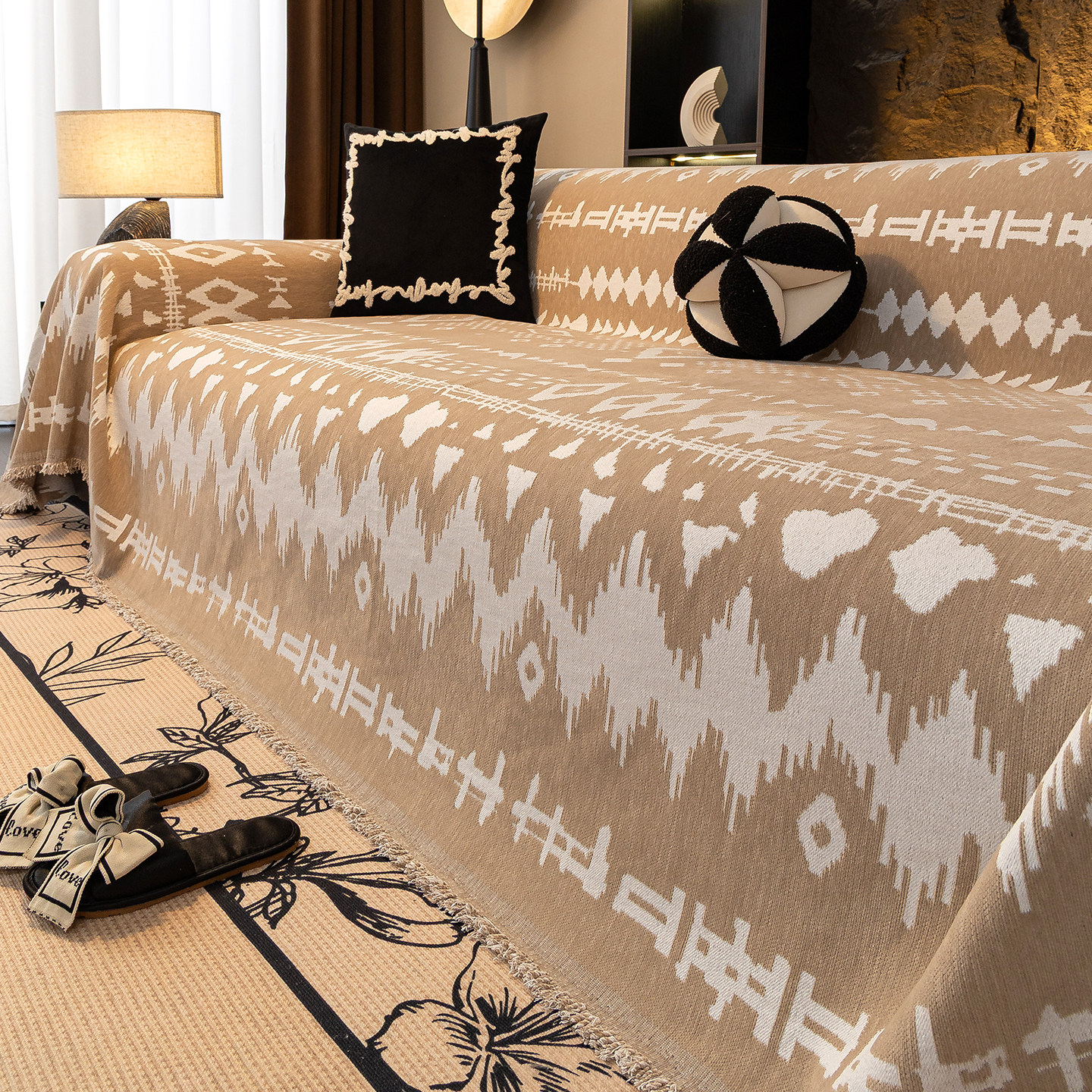 简约现代雪尼尔沙发盖布2025新款沙发巾客厅一片式防滑沙发坐垫毯,淘宝优惠券,粉丝福利购,淘宝优惠卷