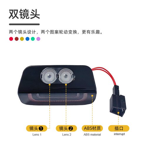 适用于奔驰新c级e级e300c260l/glbA/S级glegls车门投影迎宾灯动态 - 图1