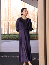 THE EASE comfort pie (bustling) 22 mmi elastic satin classic mulberry silk suit SC24047