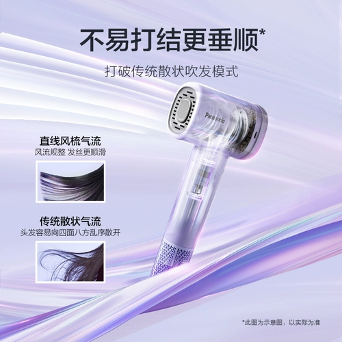 [Правительственная субсидия] Panasonic негативная ионная высокая скорость, линейная воздушная расческа.