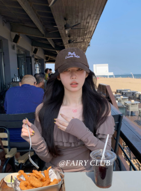 韩版ins简约小众设计感字母刺绣棒球帽百搭显脸小鸭舌帽休闲帽子