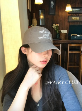 早秋复古咖韩版ins小众复棒球帽日常休闲软顶鸭舌帽防晒帽子百搭
