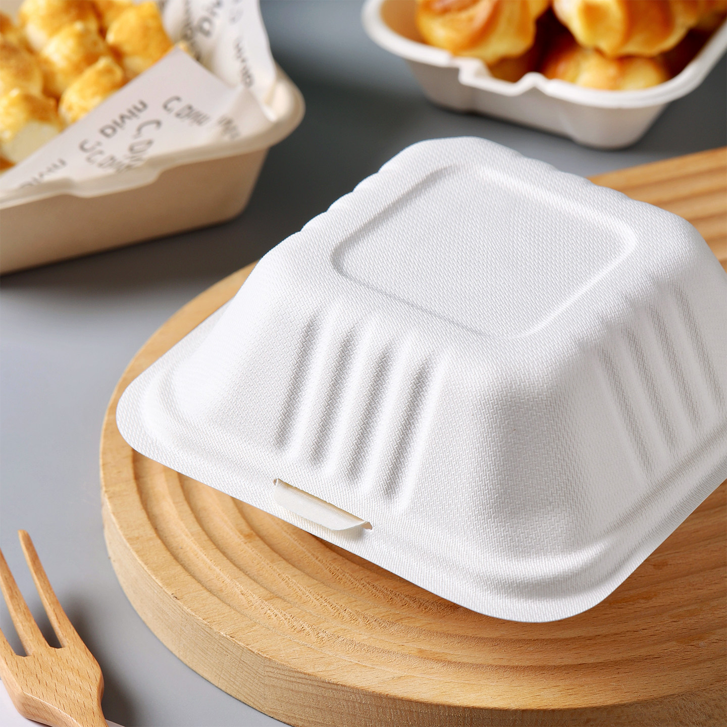 纸浆一次性便当盒汉堡盒烘焙甜品包装盒蛋糕生煎打包盒可微波加热,淘宝优惠券,粉丝福利购,淘宝优惠卷