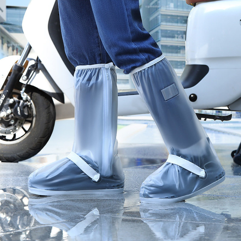 雨天防水鞋套便携男女专用塑料女士雨鞋套防滑加厚耐磨上学高筒,淘宝优惠券,粉丝福利购,淘宝优惠卷