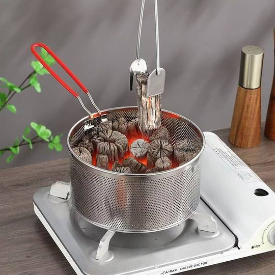 Корзина для угля, артефакт из древесного угля, электрическая угольная печь в помещении, кассетная печь, розжиг угля, барбекю для освежения, на открытом воздухе