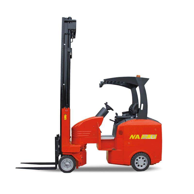 NA2.0高位货架堆叠用窄通道三向叉车窄巷道铰接式叉车 - 图0