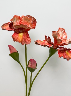 复古高档鸢尾花仿真花束假花摆设客厅餐桌花艺插花摆件家居装饰品