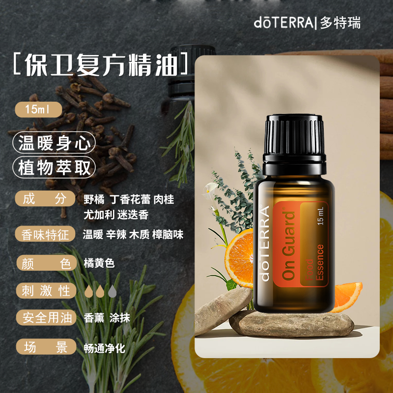 正品doTERRA多特瑞保卫复方精油15ml官网净化空气舒缓防护香薰,淘宝优惠券,粉丝福利购,淘宝优惠卷