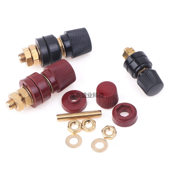 333/M6/555/M8纯铜芯接线柱汽油发电机逆变器锂电池电源端子红黑 - 图2