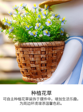 可爱兔子网红多肉花盆