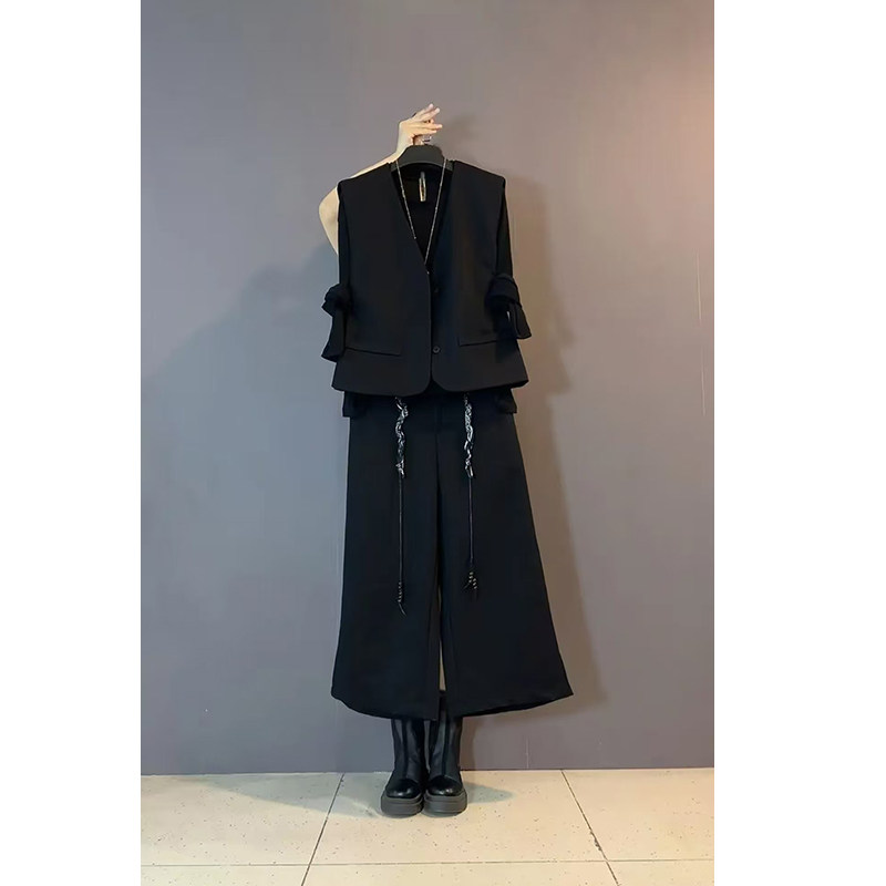 秋季时尚大码女装减龄显瘦裤子三件套气质遮肉长袖套装宽松遮肚子,淘宝优惠券,粉丝福利购,淘宝优惠卷