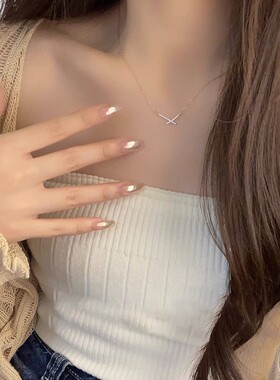 S925纯银玫瑰金项链2025新款