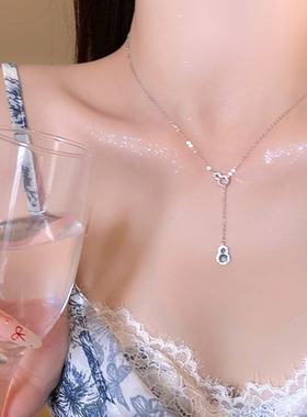 蓝水葫芦项链女中式优雅温柔风