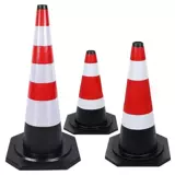 Резиновый дорожный конус 70 см. Рефлексивный дорожный барьер конус мороженое конусное пирсовое строительство пирса Столки колонка Безопасный конус дорожный конус Конус