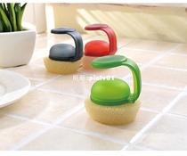 1PCPlastic Handheld Sponge Kitchen Cleaning Bathtub Ceramic