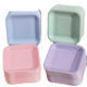 Square paper disposable no-cleaning and bone spitting disc environmentally friendly