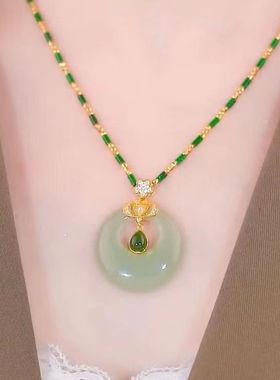 项链女新款水滴之心高档爆款网红设计师款水滴之心细公主扣项链