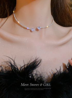 颈链choker项圈新娘项链女款2025新款礼服脖子配饰锁骨链高级感