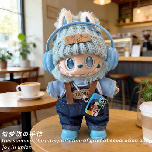 前方高能系列娃服labubu衣服拉布布卡可乐娃衣欢乐第一二三代套装 - 图1