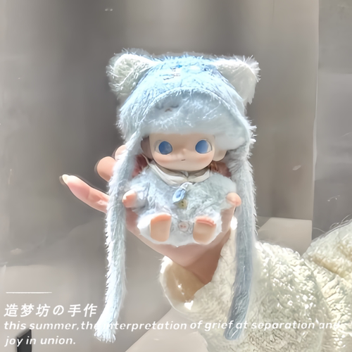 popmart泡泡玛特dimoo新生系列娃衣守护依赖搪胶挂件手办公仔衣服 - 图1