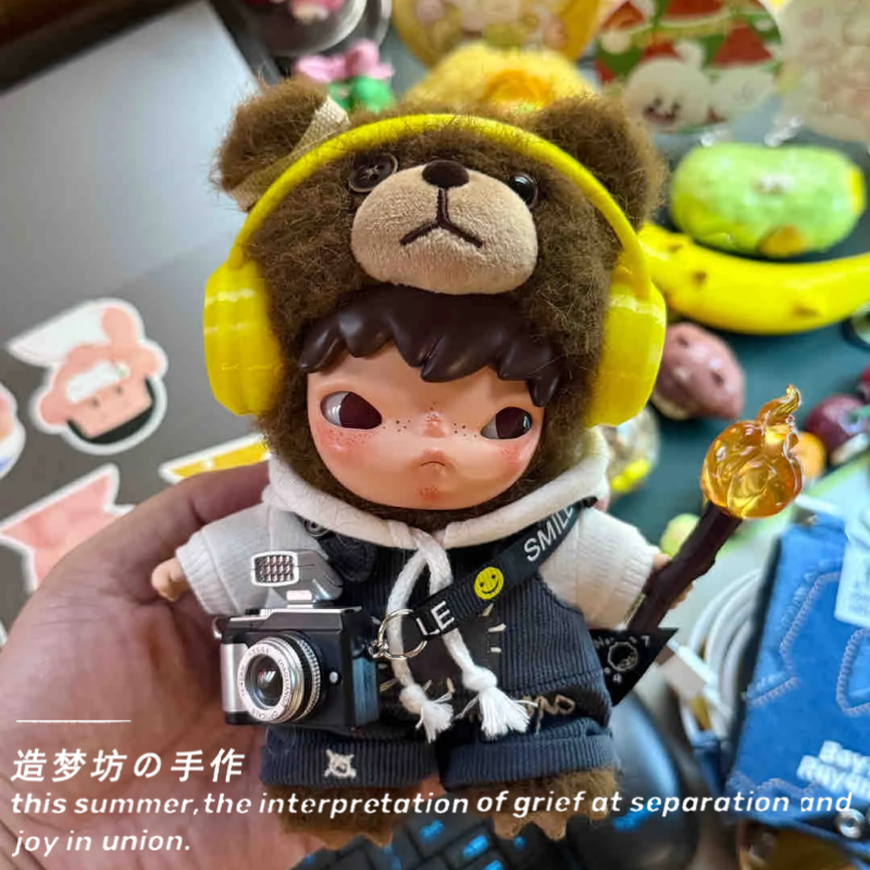 泡泡玛特labubu小野娃衣服hirono为喜乐而战搪胶玩偶挂件帽子配件,淘宝优惠券,粉丝福利购,淘宝优惠卷