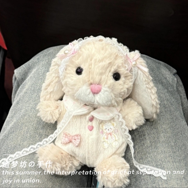 jellycat甜美小兔娃衣15cm兔子服娃娃yummy兔衣玩偶美味兔13小鼠 - 图0