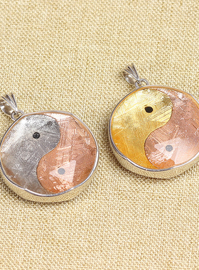 天铁陨石吊坠陨铁情侣925银项链