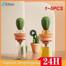 1 ~ 5PCS Kitchen Silicone Oil Oil Bottle Portable Sauce Seasoning