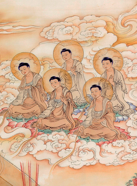 卷轴国画名画复制品仿古画挂画