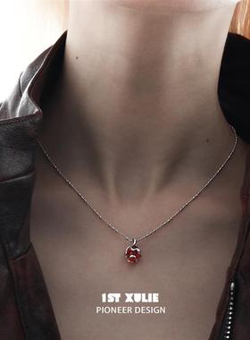 灵蛇纯银项链不掉色斯莱特林蛇形原创小众设计高级锁骨链