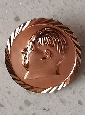 怀东毛主席徽章胸花纯足银毛爷爷伟人头像纪念胸针别针收藏礼品