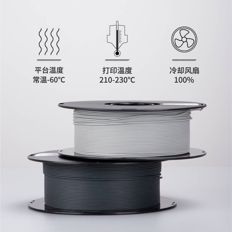 Kexcelled3D打印耗材PLA K5M 1.75 2.85mm哑光消光色高纯度材料 - 图0