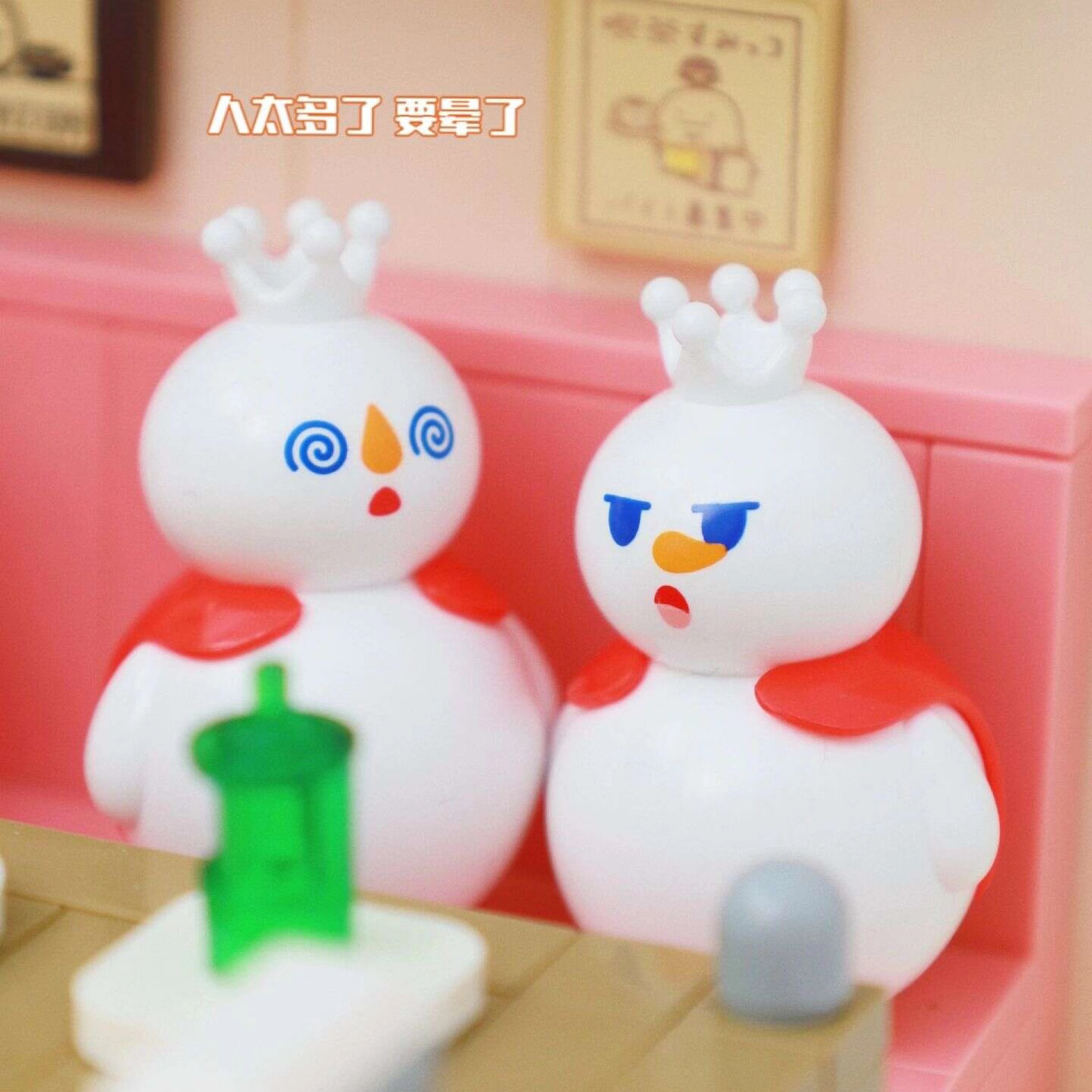 蜜雪冰城不倒翁黑色雪王摆件儿童玩具jaki佳奇正版授权生日礼物-第3张图片-提都小院