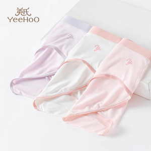 英氏莫代尔女童内裤儿童三角裤抗菌短裤女宝宝中大童小女孩不夹pp