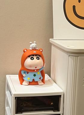 睡衣蜡笔小新摆件客厅桌面玄关装饰电视柜家居好物可爱创意手办