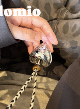 flomio爱心锆石长项链毛衣链