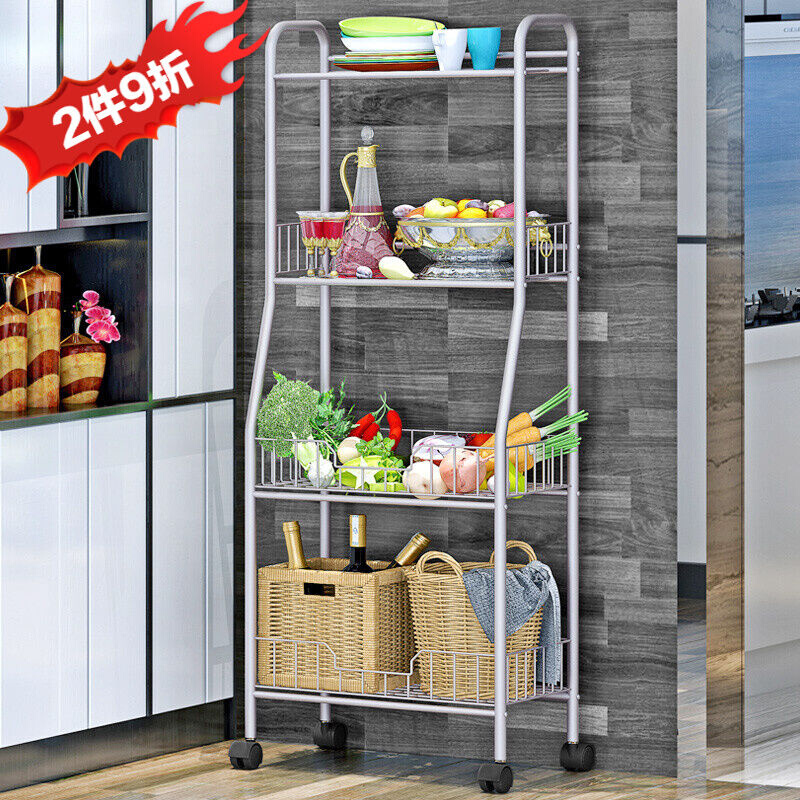 蜗家厨房置物架多层架储物货架客厅收纳储物架子杂物架收纳架子柜