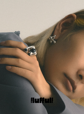 fluffulf电镀白金明星同款电镀黑