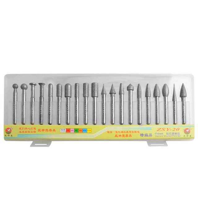 Electroplating diamond grinding head mold cylindrical grinding head