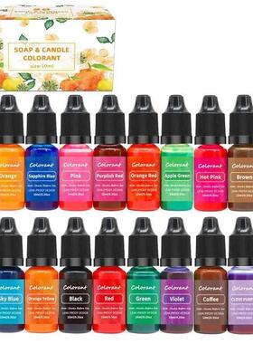 Epoxy Resin Pigment Kit Candle Dye Liquid Colorant DIY UV Ep