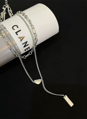 双层相思豆甜酷轻奢锁骨链