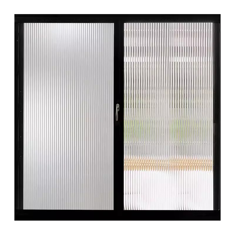光学长虹玻璃贴膜超白卫生间厨房推拉门柜门隔断窗户磨砂玻璃贴纸 - 图3