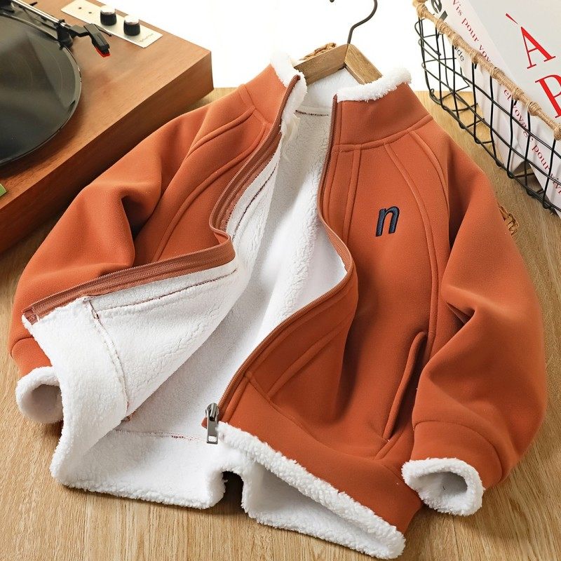 男童冬季加绒外套棒球服中大童儿童酷帅防风加厚保暖运动上衣夹克,淘宝优惠券,粉丝福利购,淘宝优惠卷