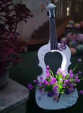 大提琴花园庭院大摆件婚礼装饰新店开业送礼别墅创意橱窗布置新品