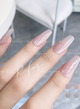 limitpretty冰透晶石甲油胶