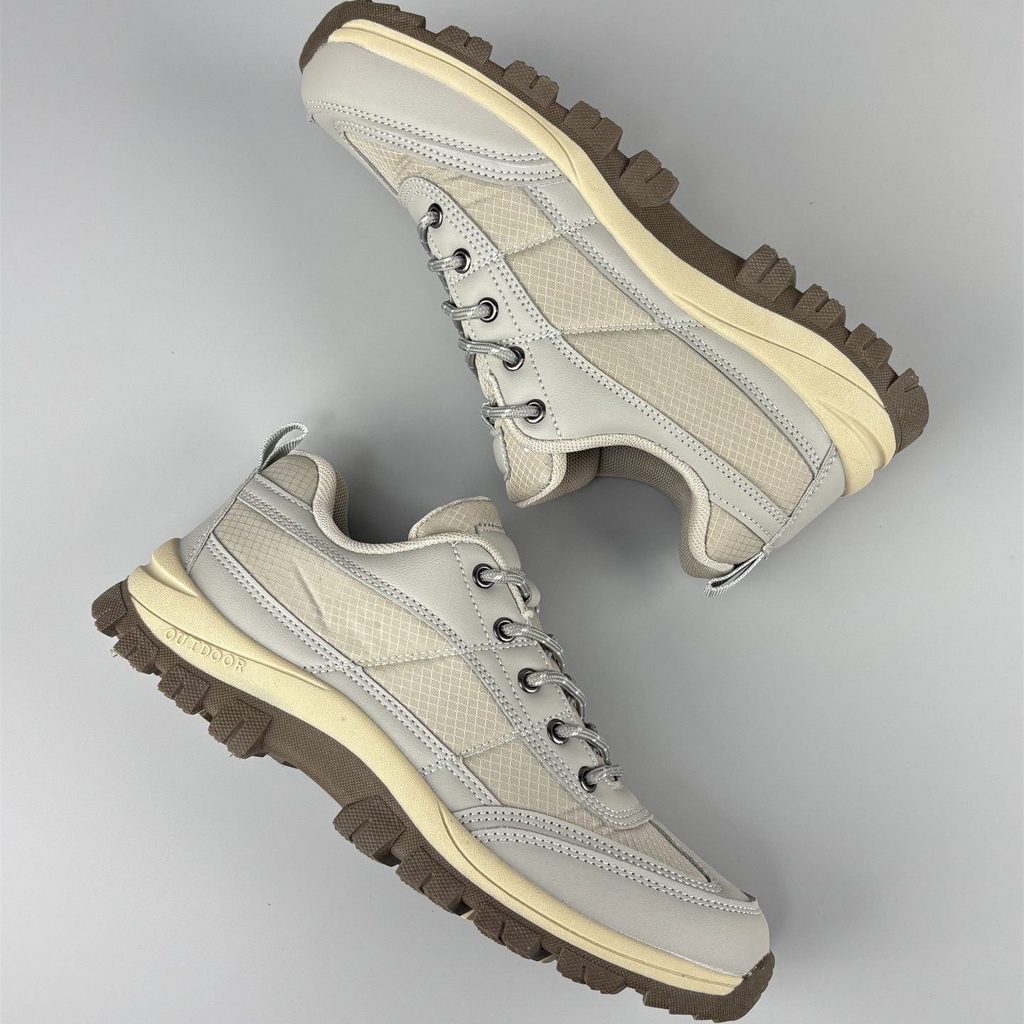 外贸登山鞋男科技布运动鞋透气防滑情侣徒步越野鞋美式复古旅行鞋,淘宝优惠券,粉丝福利购,淘宝优惠卷