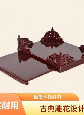 财神爷摆架子挂式佛龛关公菩萨佛像神台香炉壁挂供奉台妈祖司命君